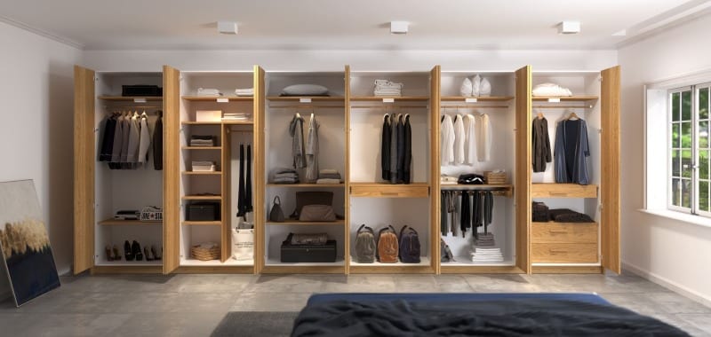 Kinh nghiệm chọn tủ quần áo lắp ráp bền đẹp, phù hợp không gian