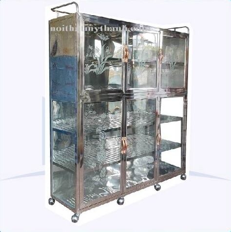 Bí quyết chọn tủ đựng chén inox phù hợp cho nhà bếp hiện đại 2 Tủ đựng chén inox